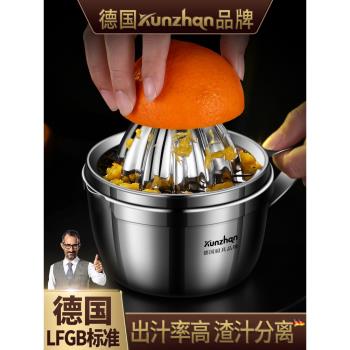 kunzhan手動榨汁機按壓式不銹鋼
