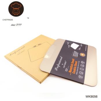 學廚chefmade金色不粘 WK9056烘焙餅幹模具無邊烤盤 長帝32GS 25B