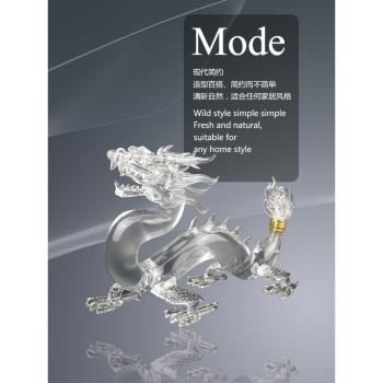 家用泡酒玻璃瓶龍型酒瓶送禮透明人參酒瓶5斤加厚密封罐無鉛玻璃