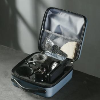 旅行手沖咖啡套裝戶外便攜式露營V60器具家用入門手磨咖啡機全套