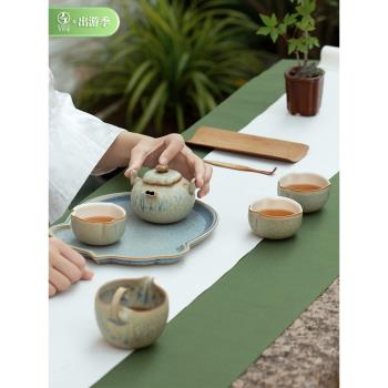 萬仟堂功夫茶具套裝家用輕奢高檔中式茶壺套裝茶具禮盒送禮茶禪