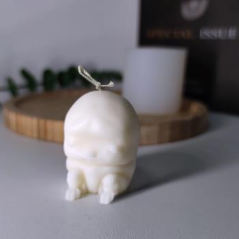 diy小怪獸擺件石膏材料矽膠模具