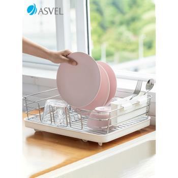 ASVEL日本廚房單層瀝水架
