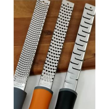 木柄長條刮絲刨末乳酪粗細絲304不銹鋼刨絲器果蔬松露巧克力刨碎