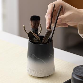 【清倉】茶道六君子功夫茶具泡茶套裝配件茶勺茶夾養壺筆茶針茶臺