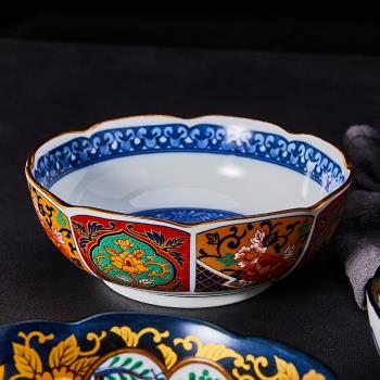 [cocostyle]日本進口美濃燒家用日式陶瓷伊萬裡系列湯缽米飯碗