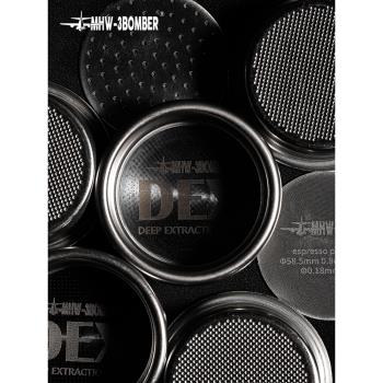 MHW-3BOMBER轟炸機DEX精密粉碗58mm意式咖啡機萃取手柄配件18/20g