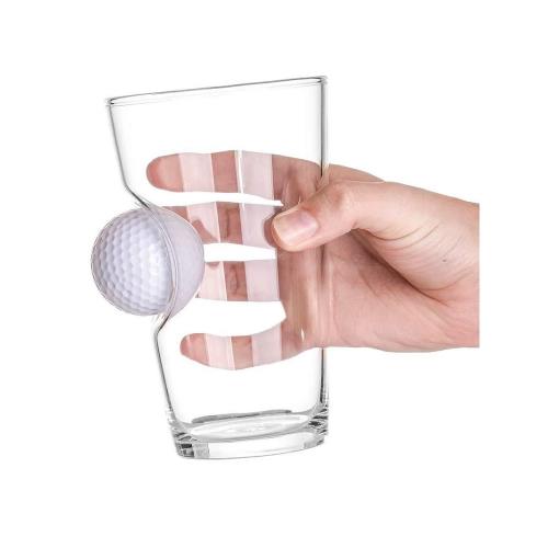 Xnells高爾夫啤酒杯高爾夫球嵌入紀念禮品Hole In One 一桿進洞|酒杯(新