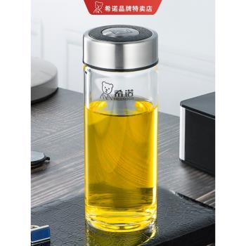 希諾單層加厚辦公耐熱透明玻璃杯