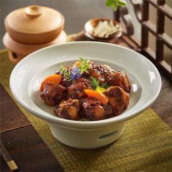 歐式酒店影青圓形陶瓷蠟燭保溫加熱明爐飯店私房菜酸菜魚創意餐具