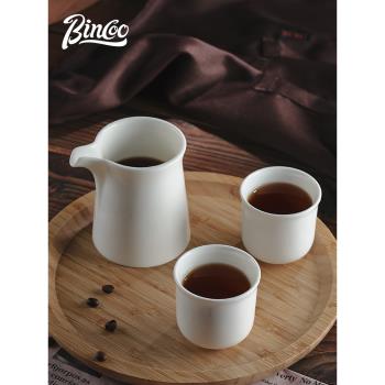 Bincoo陶瓷手沖咖啡分享壺公道杯簡約咖啡杯咖啡館手沖品鑒杯家用