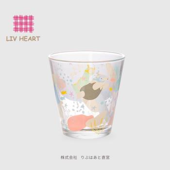 LIVHEART高硼矽水杯玻璃杯子家用耐高溫果汁早餐杯女士高顏值