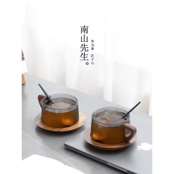南山先生 咖啡杯套裝家用高檔精緻玻璃下午茶具帶勺歐式輕奢禮盒