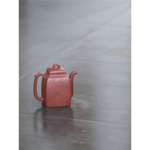 紫泥系列底槽青，全手工方器，原礦無添加泥料陳腐十年以上紫砂壺