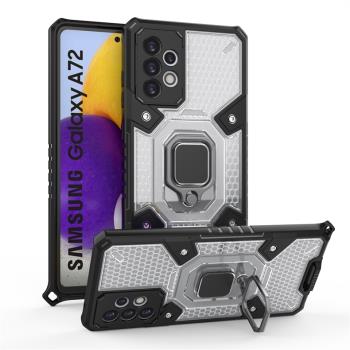 適用三星A52S手機殼保護套Galaxy A72全包鏡頭SM-A5260三防摔滑硬殼SamsungA72一體磁吸指環3星a72男女款a52s