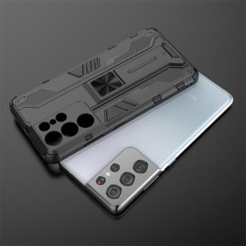 適用三星S21手機殼鏡頭保護套Galaxy S21Ultra抗震防摔plus男款全包s21+磁吸u外殼SM-G9960隱形g9980收納9910
