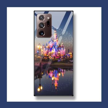 迪士尼樂園城堡手機殼適用S21 plus s9 S10e note9 S20Ultra三星
