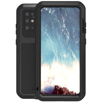 加強裝甲防摔適用三星S20/+Plus/Ultra手機殼金屬矽膠全包邊保護
