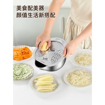304不銹鋼洗米篩淘米神器淘米盆廚房家用濾水盆洗菜籃瀝水籃漏盆