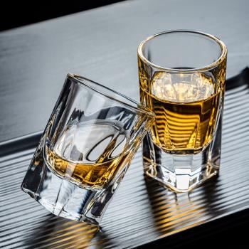 白酒套裝小酒具二兩2兩一口杯高階商用水晶杯白酒杯家用2024新款