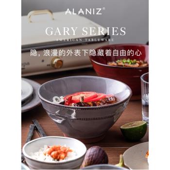 alaniz南茲釉下彩家用日式拉麵碗
