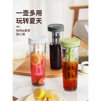 冷萃壺冷萃杯家用冷萃瓶冷泡果茶壺大容量冷水壺冰滴壺冷淬咖啡壺