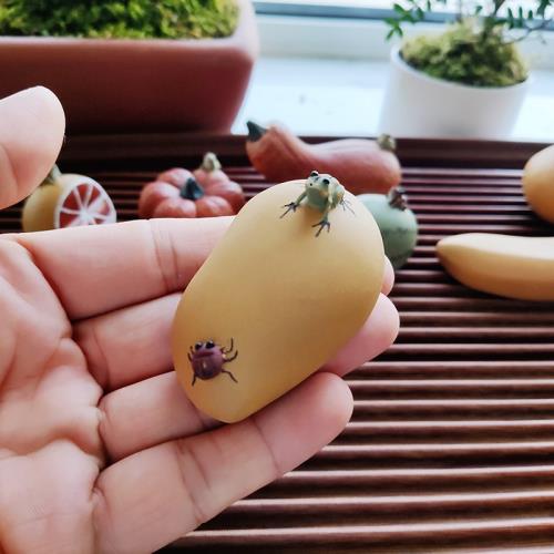 爆款噴水茶寵紫砂茶寵擺件精品可養創意手工小茶寵紫砂茶玩|茶寵擺飾