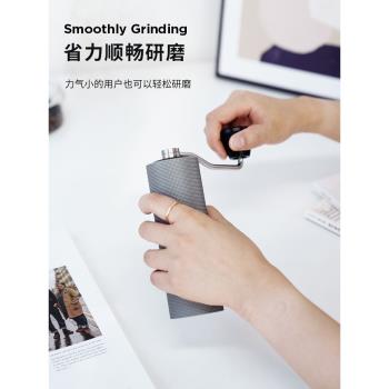 手搖磨豆機家用不銹鋼咖啡豆研磨機小型便攜手動咖啡豆研磨器具