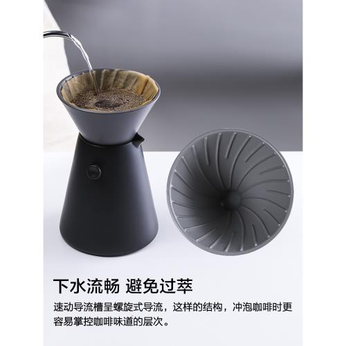 北歐手沖咖啡壺套裝家用陶瓷煮咖啡器具滴漏式泡咖啡過濾杯分享壺