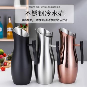 酒吧KTV調酒扎壺加厚不銹鋼直身扎壺餐廳飯店果汁壺冷水壺咖啡壺