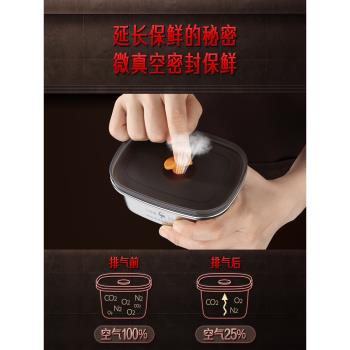 德國SSGP保鮮盒食品級304不銹鋼長方形冰箱保鮮盒冷凍食品收納盒