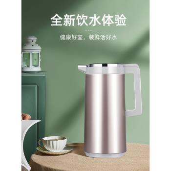德國尚廳堂保溫水壺家用大容量玻璃內膽熱水瓶宿舍辦公室開水瓶