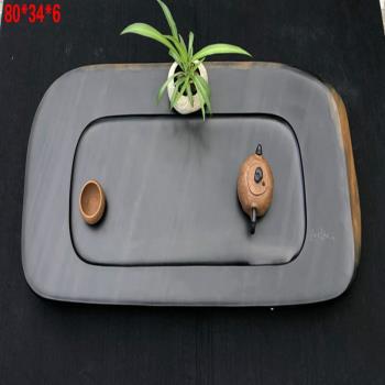 網紅茶臺石材石茶盤新款功夫茶具廠家直銷小形極簡茶海移動茶臺