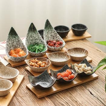 日式餐具商用陶瓷創意擺盤刺身拼盤冷盤碗壽司烤肉店小食碟子盤子