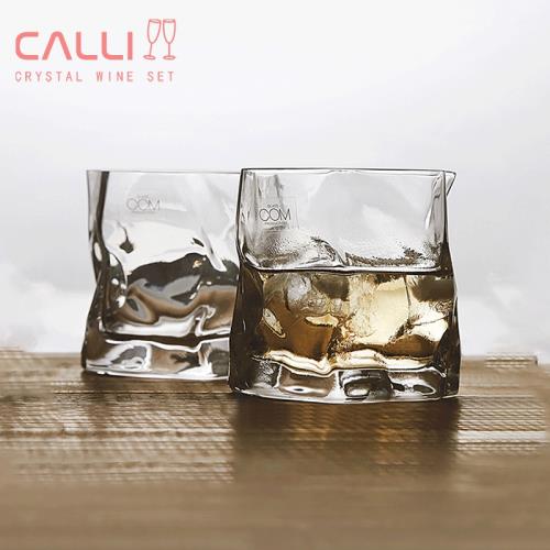 日本進口江戶硝子木村手作自由水晶玻璃威士忌杯日式波浪紋玻璃杯