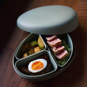 ALIST飯盒分格便攜戶外野餐簡約純色北歐風格單人保溫便當盒餐具