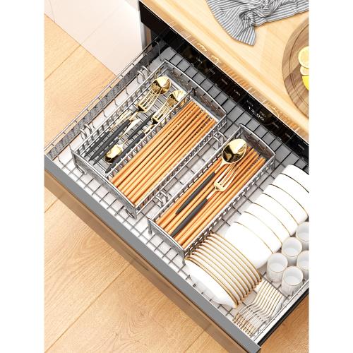 消毒柜筷子盒304不銹鋼廚房筷籠家用筷子簍筷子筒快子勺子收納盒