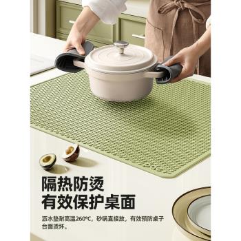 PAE矽膠廚房臺面防滑防燙隔熱墊