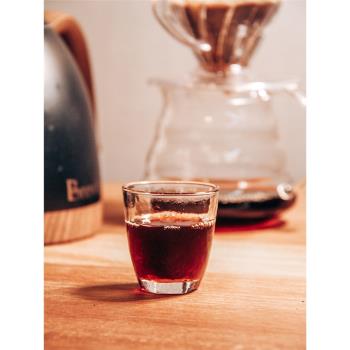 [乾]日式手沖單品精品咖啡杯小號品鑒杯迷你分享杯透明玻璃杯子