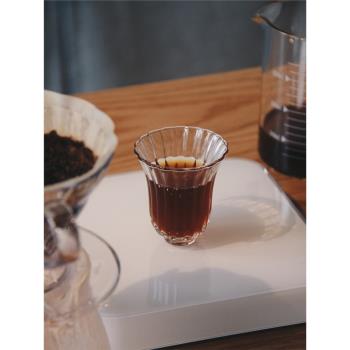 [巽]日式復古手沖單品精品咖啡杯聚香杯小號品鑒杯分享杯玻璃杯子