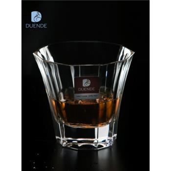 歐式DUENDE進口無鉛水晶玻璃紅酒杯 創意威士忌酒杯烈酒杯6只套裝