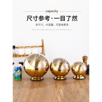 火鍋店調料碗不銹鋼斜口碗帶蓋自助醬料調味罐商用餐廳展示小料碗