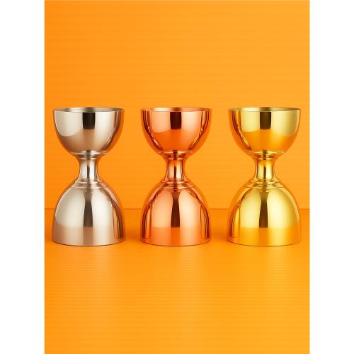 酒吧靈魂印第安式量酒器鏡光版帶詳細刻度10-60ml盎司杯安士杯