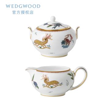 Wedgwood威基伍德神話瑞獸骨瓷糖缸奶罐 歐式奢華下午茶咖具套裝