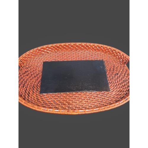 復古風日式竹編民宿酒店端盤漆器