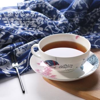 芬蘭北歐餐具 韻之美 紅茶咖啡杯碟下午茶套裝 剪紙風格 可愛優雅