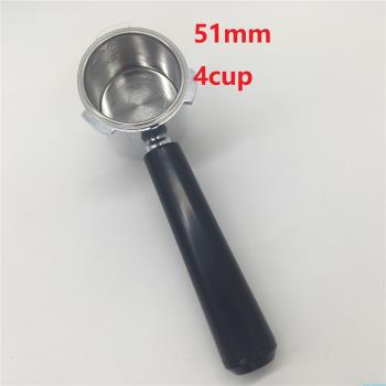 51mm4杯有底手柄東菱柏翠摩飛Della意式咖啡機倫敦霧康佳