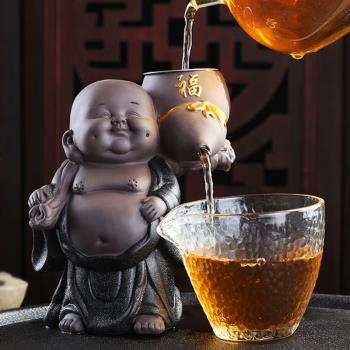 隱茶緣 創意懶人茶漏過濾器茶濾不銹鋼茶網茶漏斗 家用泡茶小人