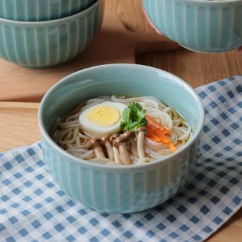 龍泉青瓷餐具碗大號麵碗家用陶瓷天青釉粥碗米飯碗湯碗中式手工