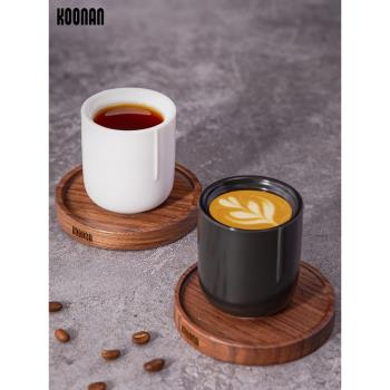 koonan 陶瓷咖啡杯ins風加厚高檔精緻對杯意式濃縮手沖咖啡杯套裝